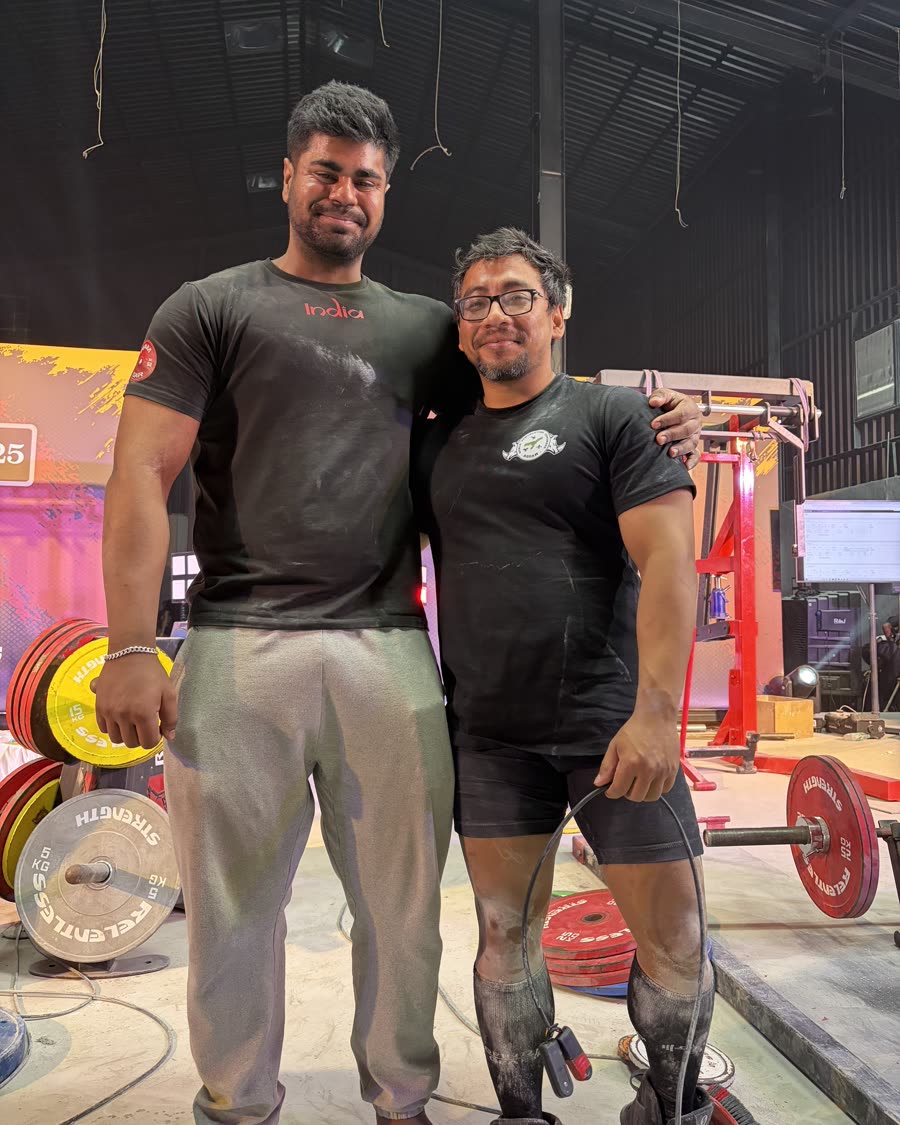 Team SAR athlete training in the gym