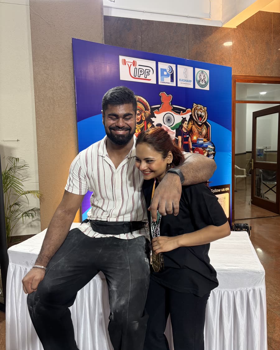 Coach Sar with a medal-winning client at Nationals